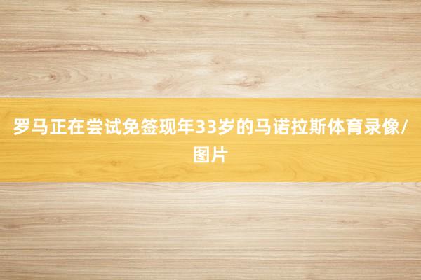 罗马正在尝试免签现年33岁的马诺拉斯体育录像/图片