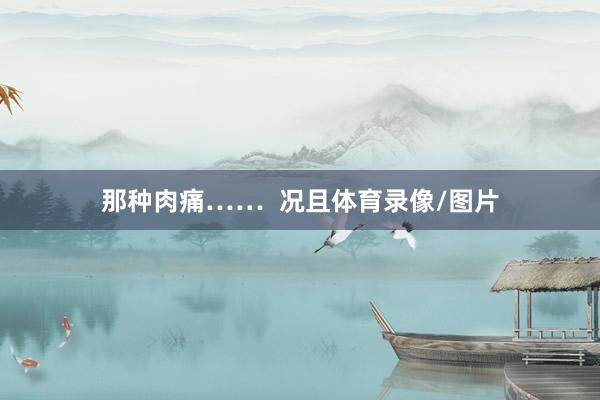那种肉痛……  况且体育录像/图片
